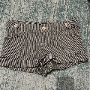 Forever21. Shorts. White Buttons